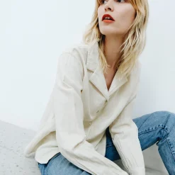 Poudre Organic Blouses & Chemises | CHEMISIER DATTE Almond Milk AlmondMilk