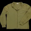 Poudre Organic Blouses & Chemises | CHEMISIER DATTE Green Moss GreenMoss