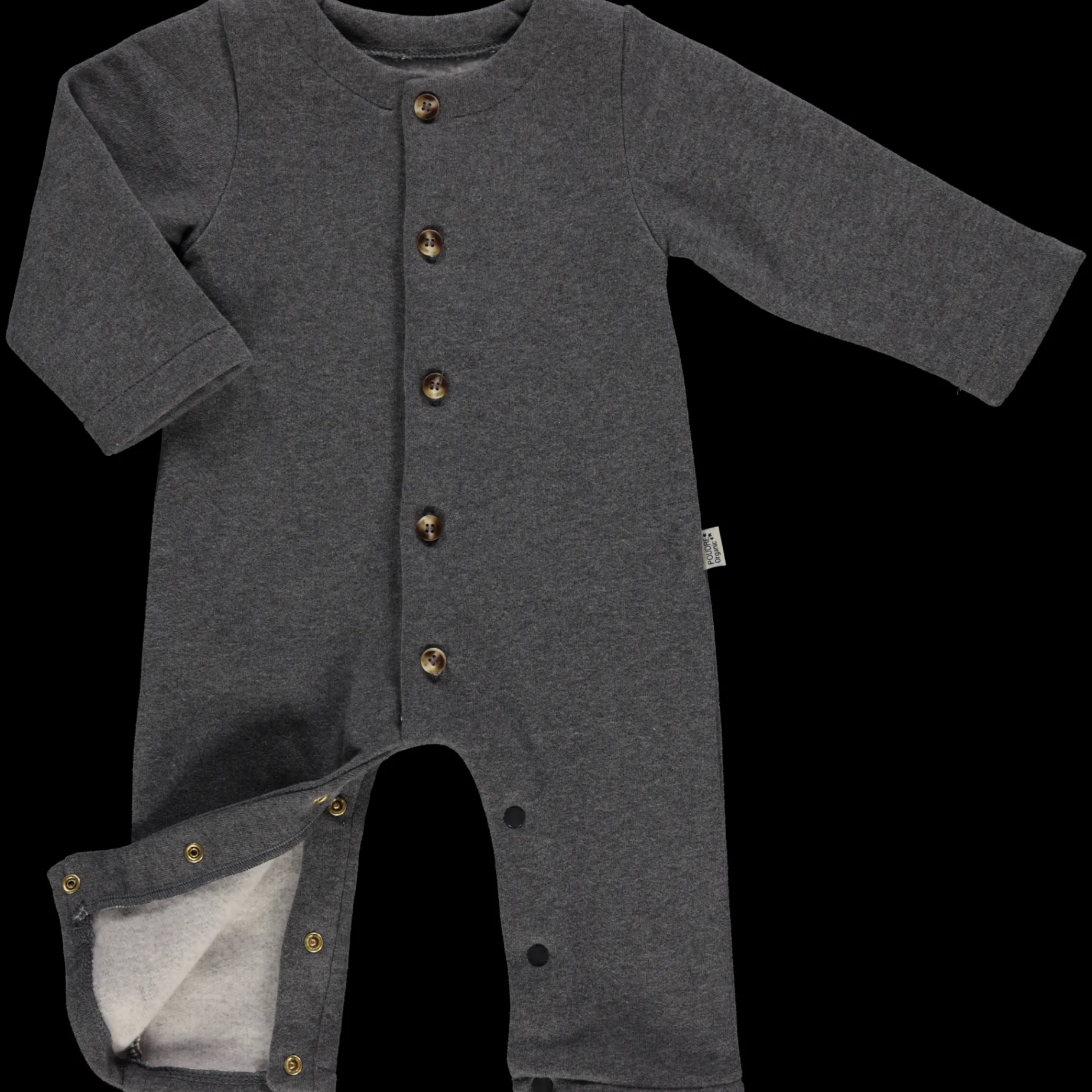 Poudre Organic Combinaisons & Salopettes | Pyjamas | COMBI-PYJ MELEZE Anthracite