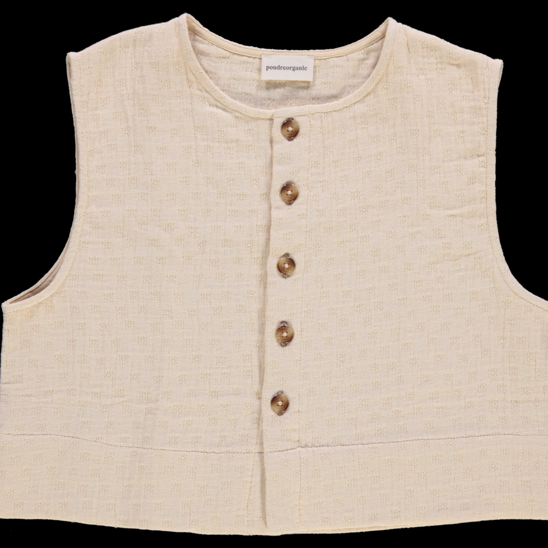 Poudre Organic Blouses & Chemises | CROP TOP VANILLE Biscotti