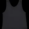 Poudre Organic T-shirts | DÉBARDEUR PIMENT CÔTELÉ ADULTE Pirate Black PirateBlack