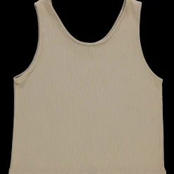 Poudre Organic T-shirts | DÉBARDEUR PIMENT CÔTELÉ ADULTE Olive Gray OliveGray