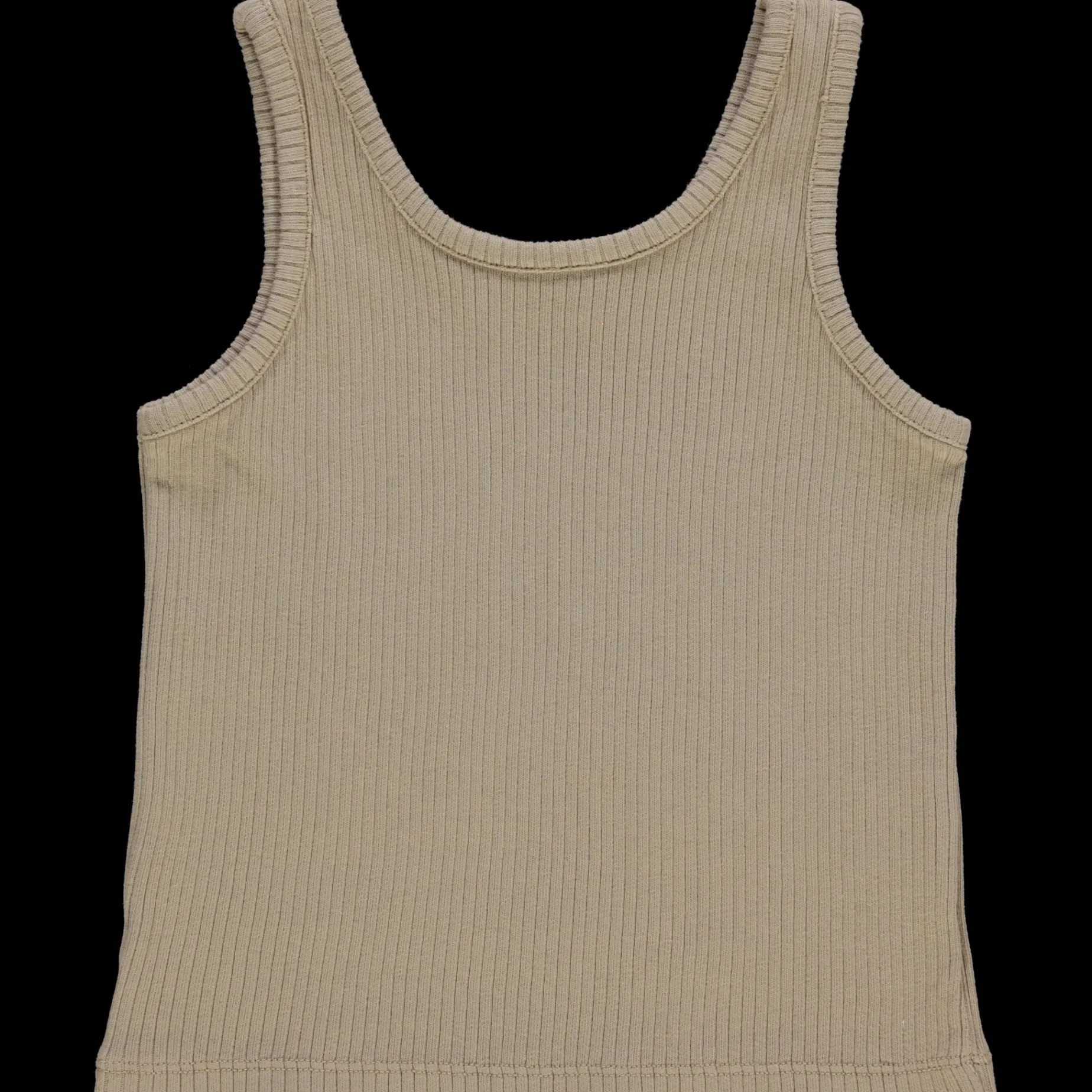 Poudre Organic T-shirts & Débardeurs | DÉBARDEUR PIMENT CÔTELÉ Olive Gray OliveGray