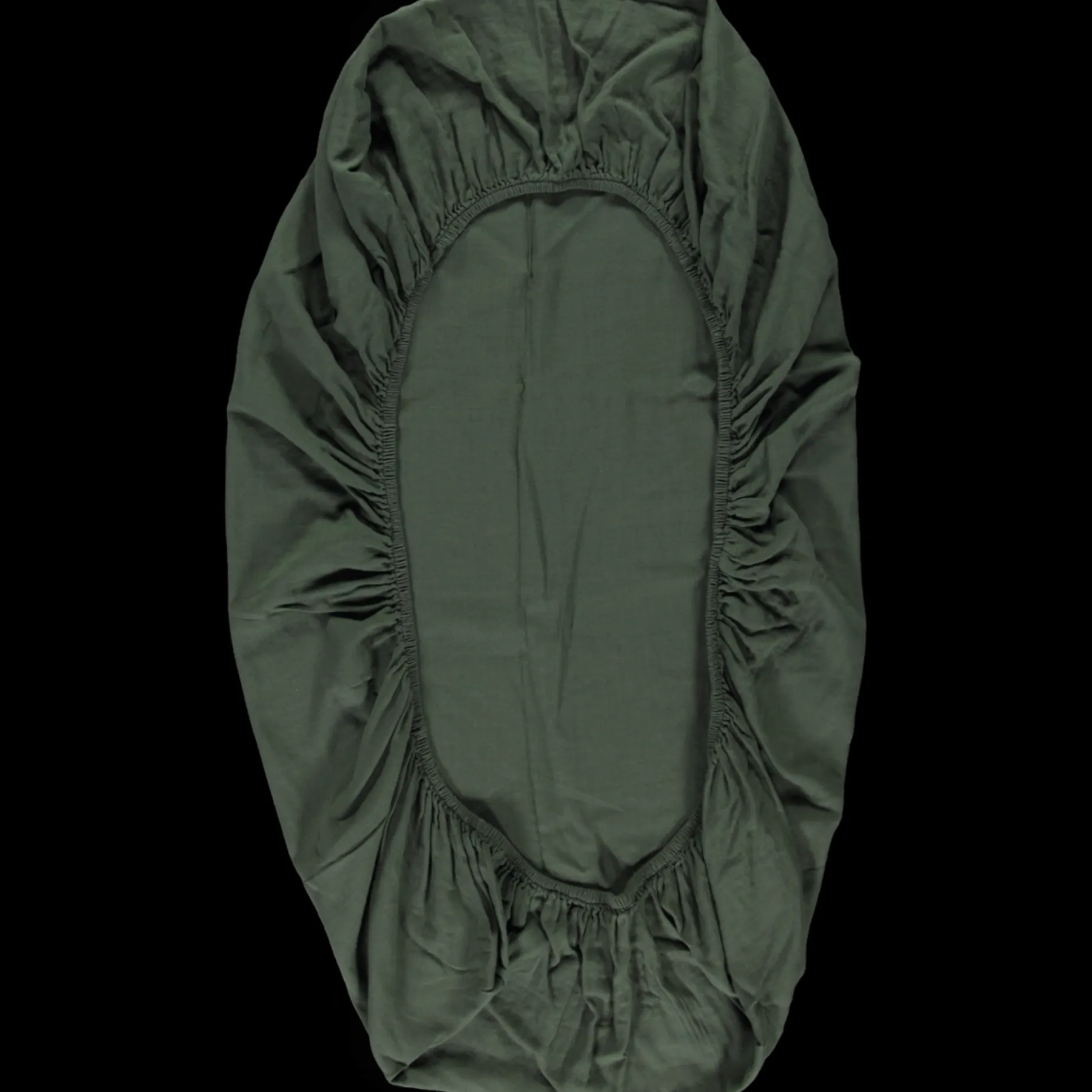 Poudre Organic Linge De Lit | Linge De Lit | DRAP HOUSSE SEIGLE Forest Green ForestGreen