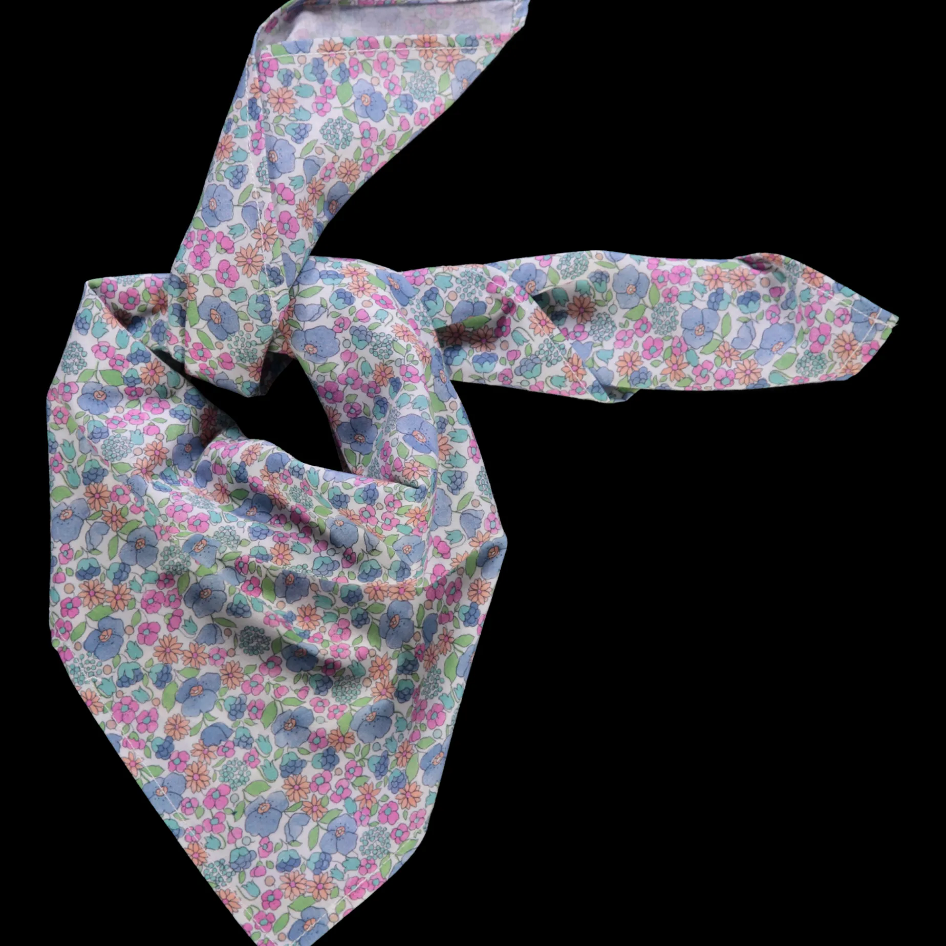 Poudre Organic Foulards | Foulards | FOULARD TOURNESOL Flowery Blue FloweryBlue