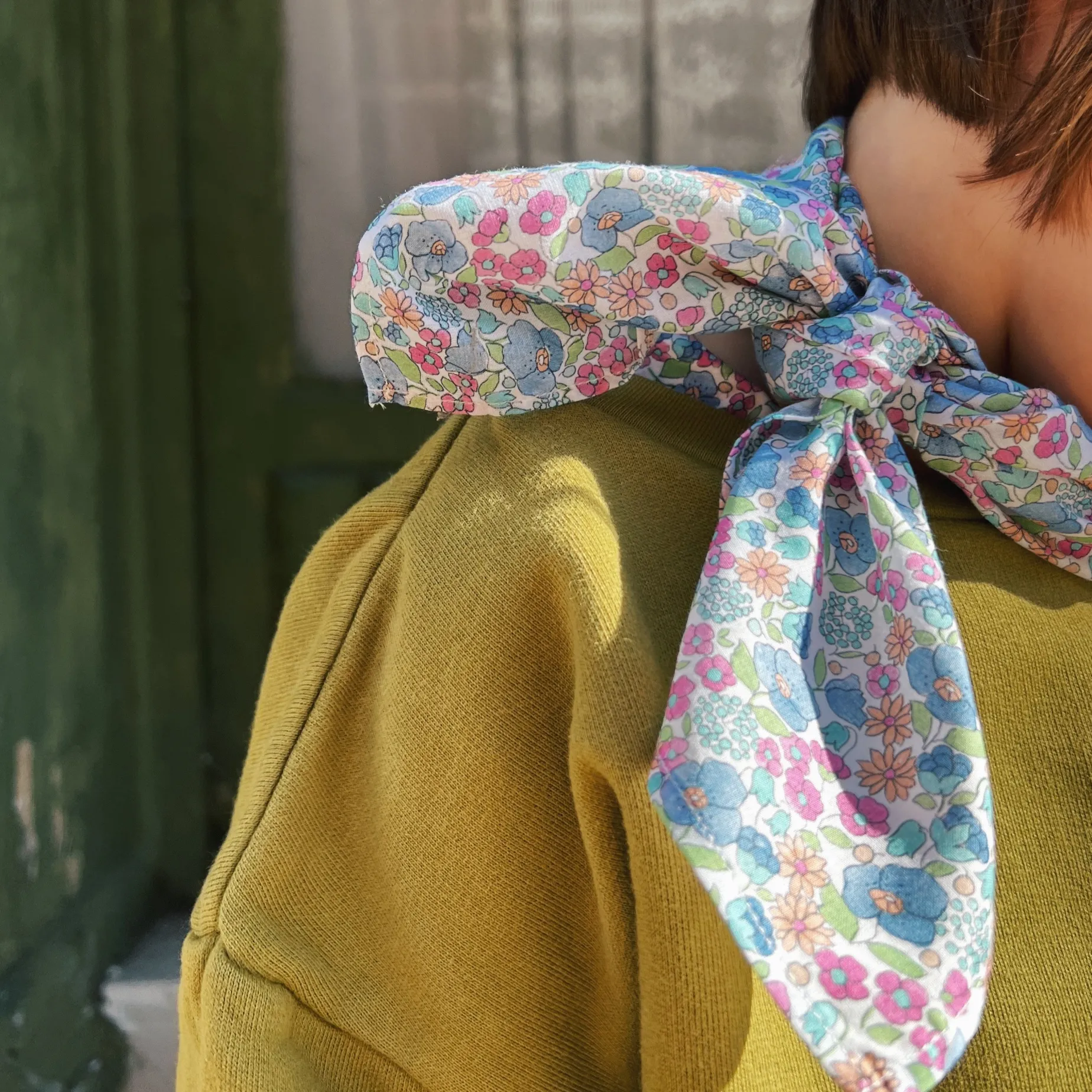 Poudre Organic Foulards | Foulards | FOULARD TOURNESOL Flowery Blue FloweryBlue