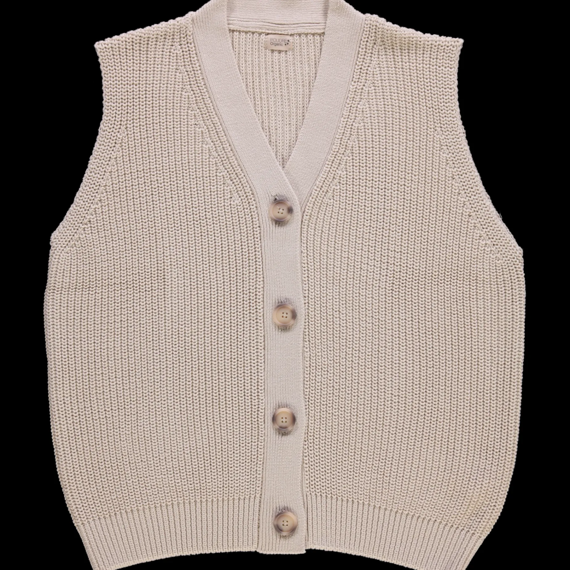 Poudre Organic Cardigans | GILET CRANBERRY ADULTE Almond Milk AlmondMilk
