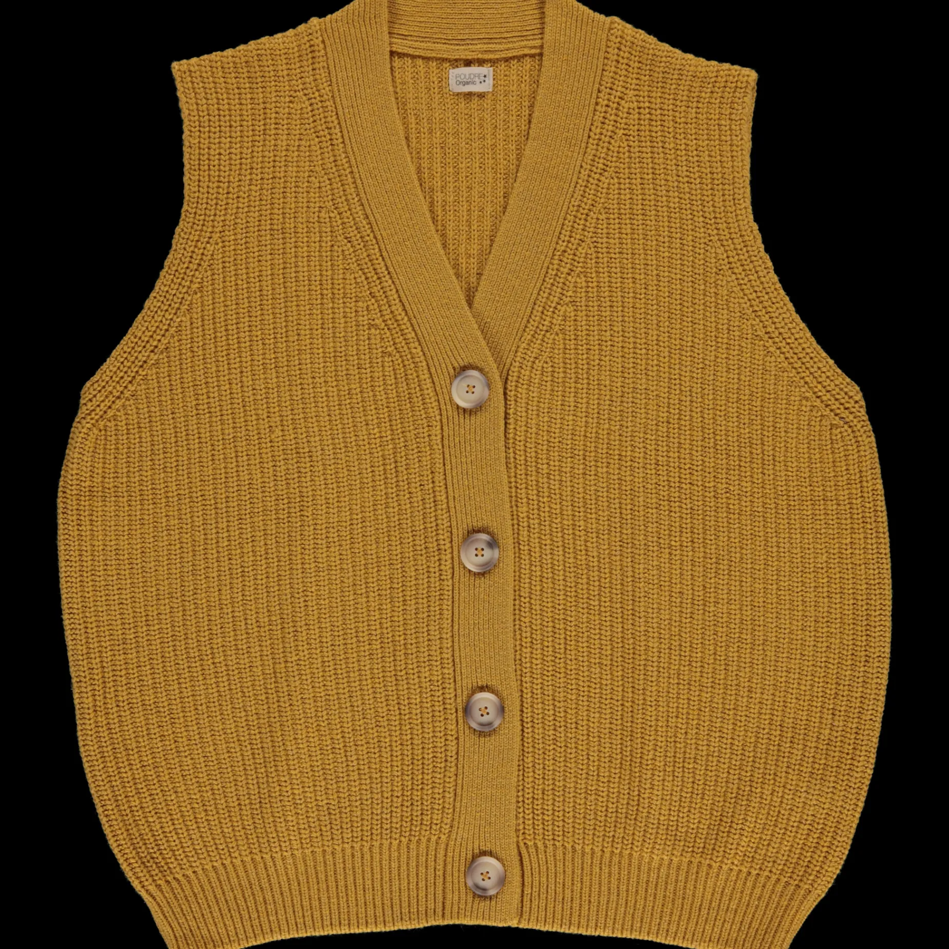 Poudre Organic Cardigans | GILET CRANBERRY LAINE ADULTE Moutarde