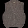 Poudre Organic Cardigans | GILET CRANBERRY LAINE Castor