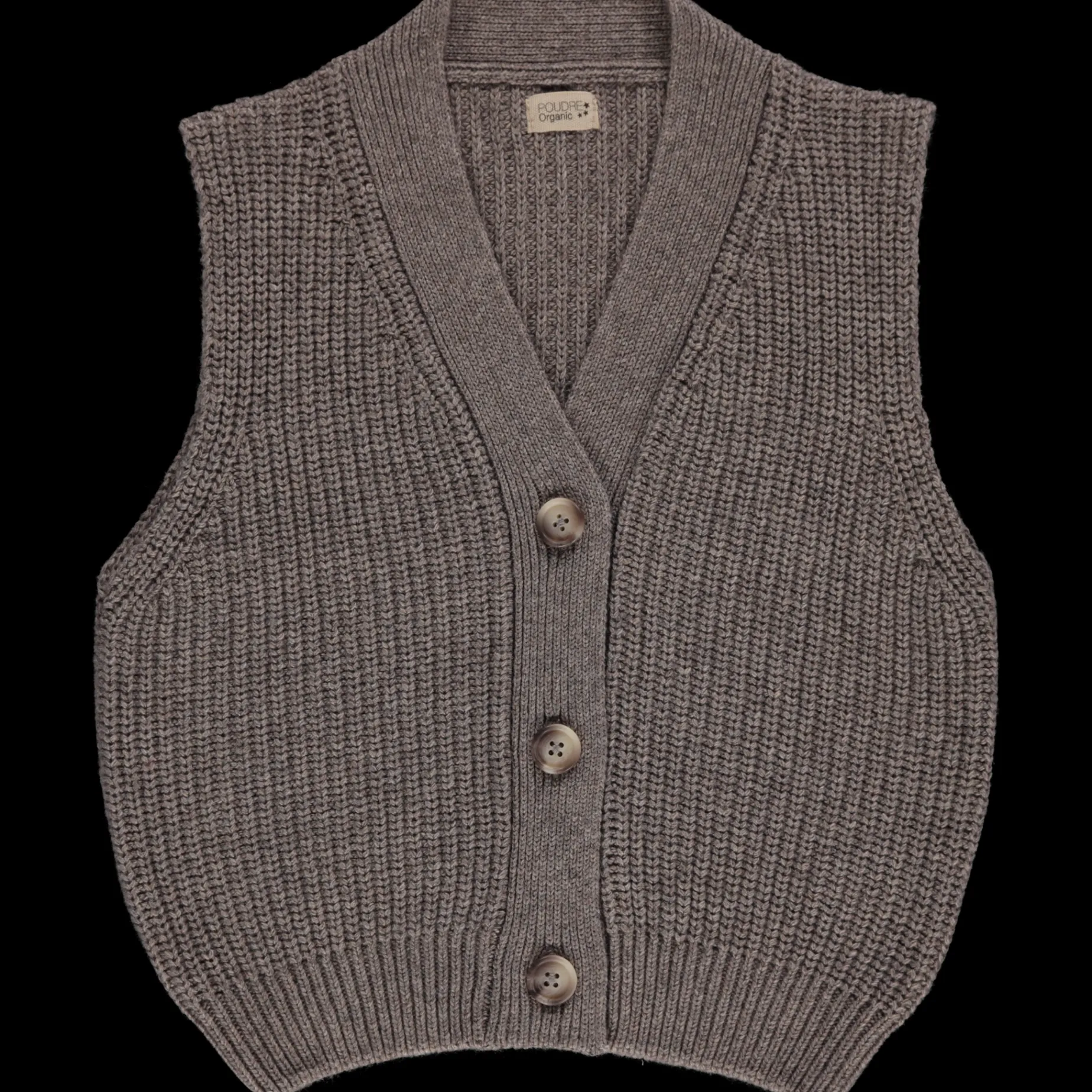 Poudre Organic Cardigans | GILET CRANBERRY LAINE Castor