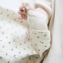 Poudre Organic Foulards | Linge De Lit | GRAND LANGE SÉSAME Hors Saison Blue Surf Hors-Saison-Blue-Surf