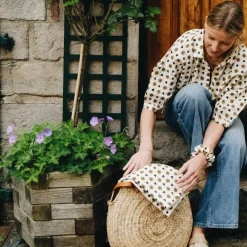 Poudre Organic Foulards | Linge De Lit | GRAND LANGE SÉSAME little&tall x poudreorganic Little-And-Tall