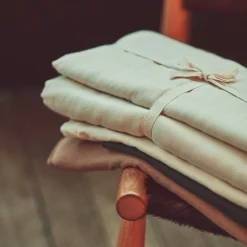 Poudre Organic Linge De Lit | Linge De Lit | HOUSSE DE COUETTE BLÉ Almond Milk AlmondMilk