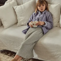 Poudre Organic Jupes & Robes | Duos Kids/adultes | JUPE COSMOS CÔTELÉ KIDS Gris Clair Chiné GrisClairChiné