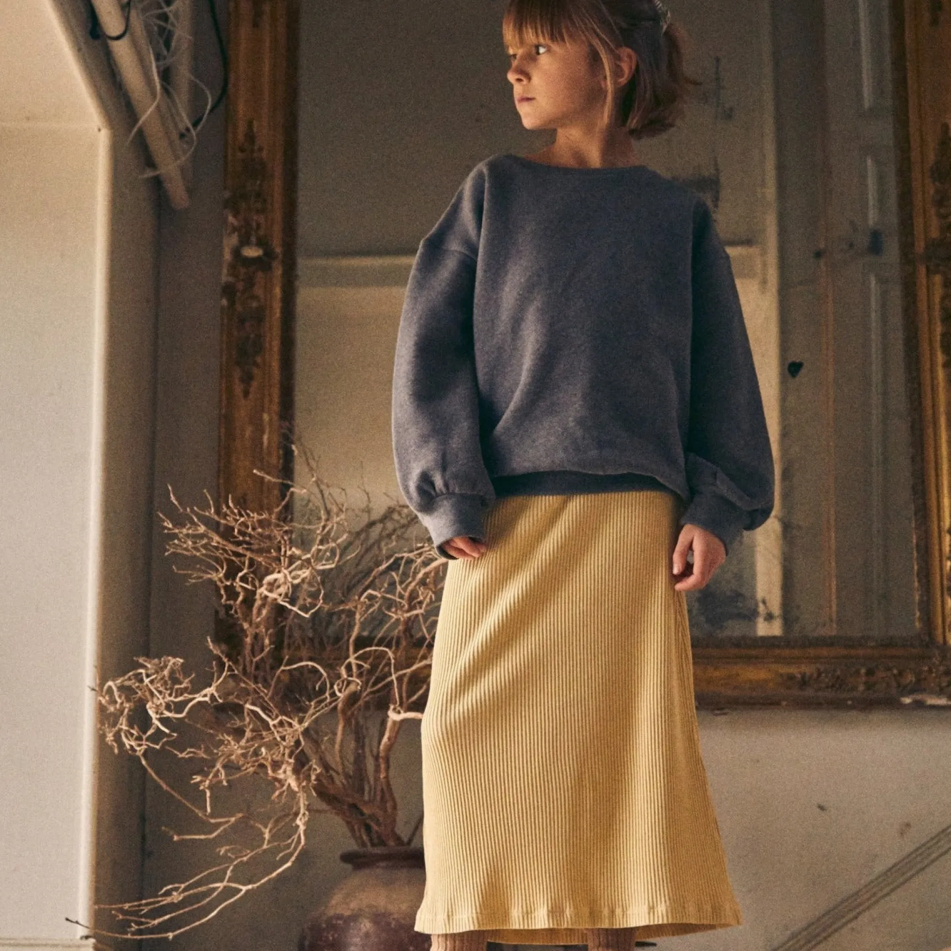 Poudre Organic Jupes & Robes | JUPE COSMOS CÔTELÉ KIDS Sahara Sun SaharaSun