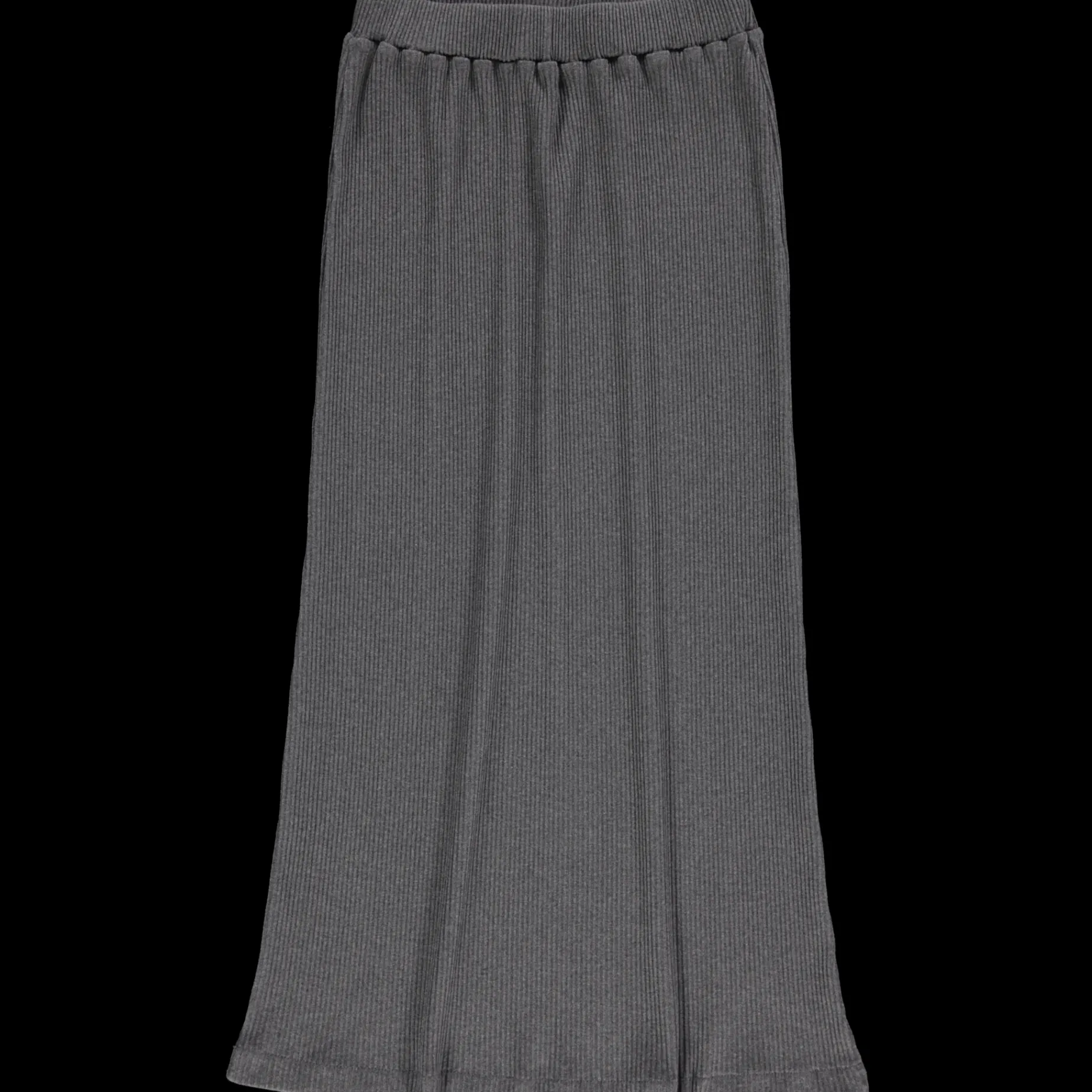Poudre Organic Jupes & Robes | JUPE LONGUE COSMOS CÔTELÉ Anthracite