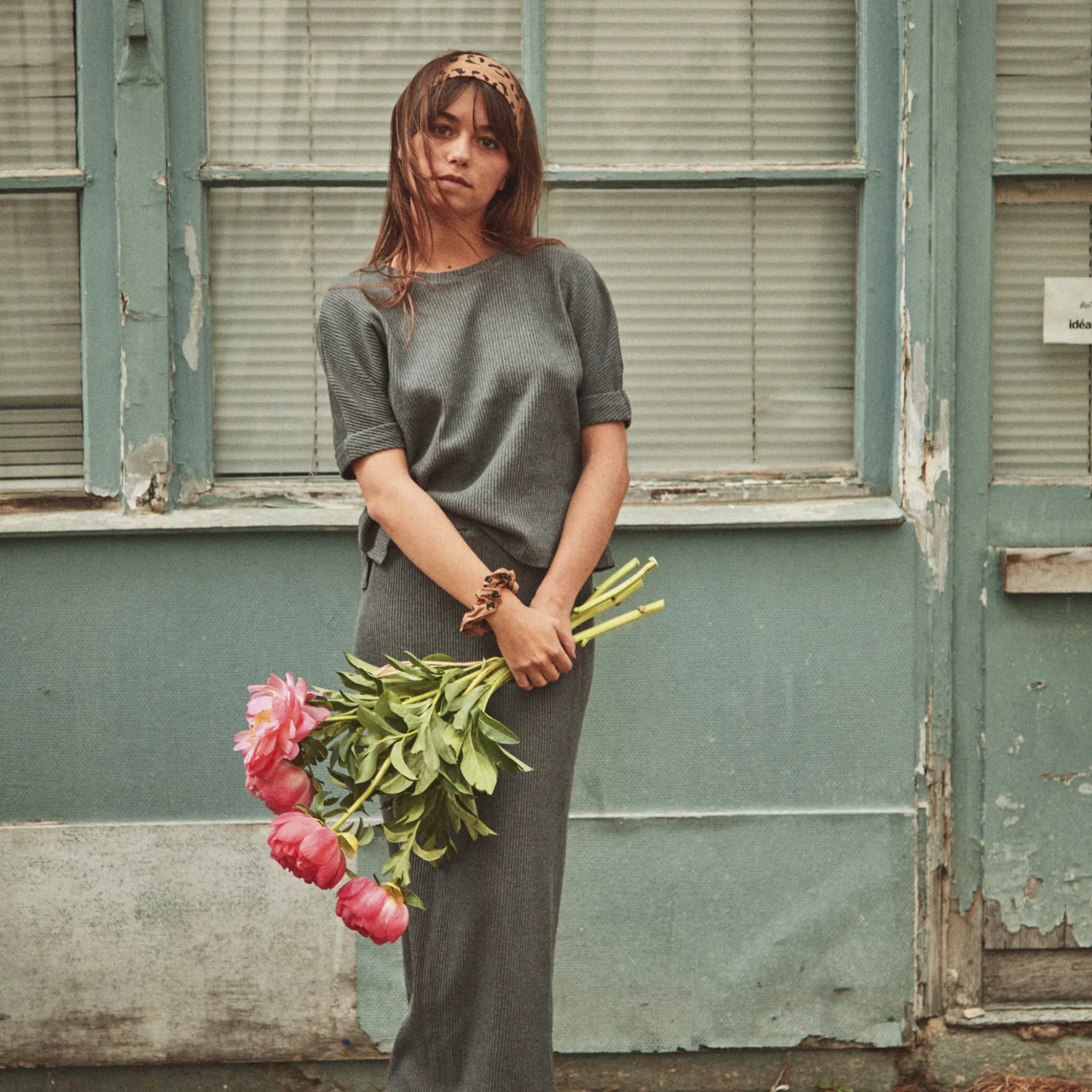 Poudre Organic Jupes & Robes | JUPE LONGUE COSMOS CÔTELÉ Anthracite