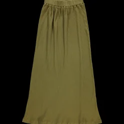 Poudre Organic Jupes & Robes | Duos Kids/adultes | JUPE LONGUE COSMOS CÔTELÉ Green Moss GreenMoss