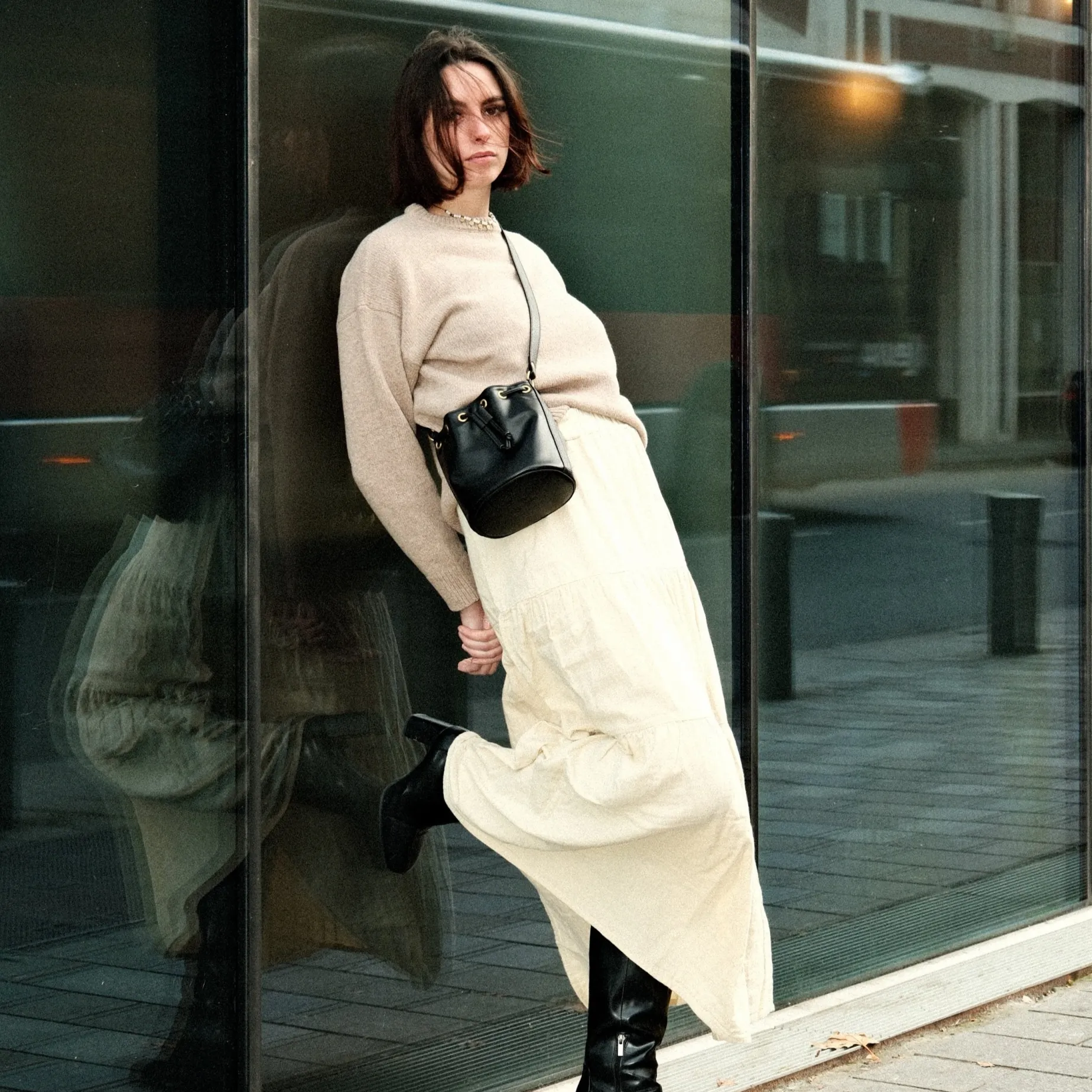 Poudre Organic Jupes & Robes | JUPE THYM Biscotti