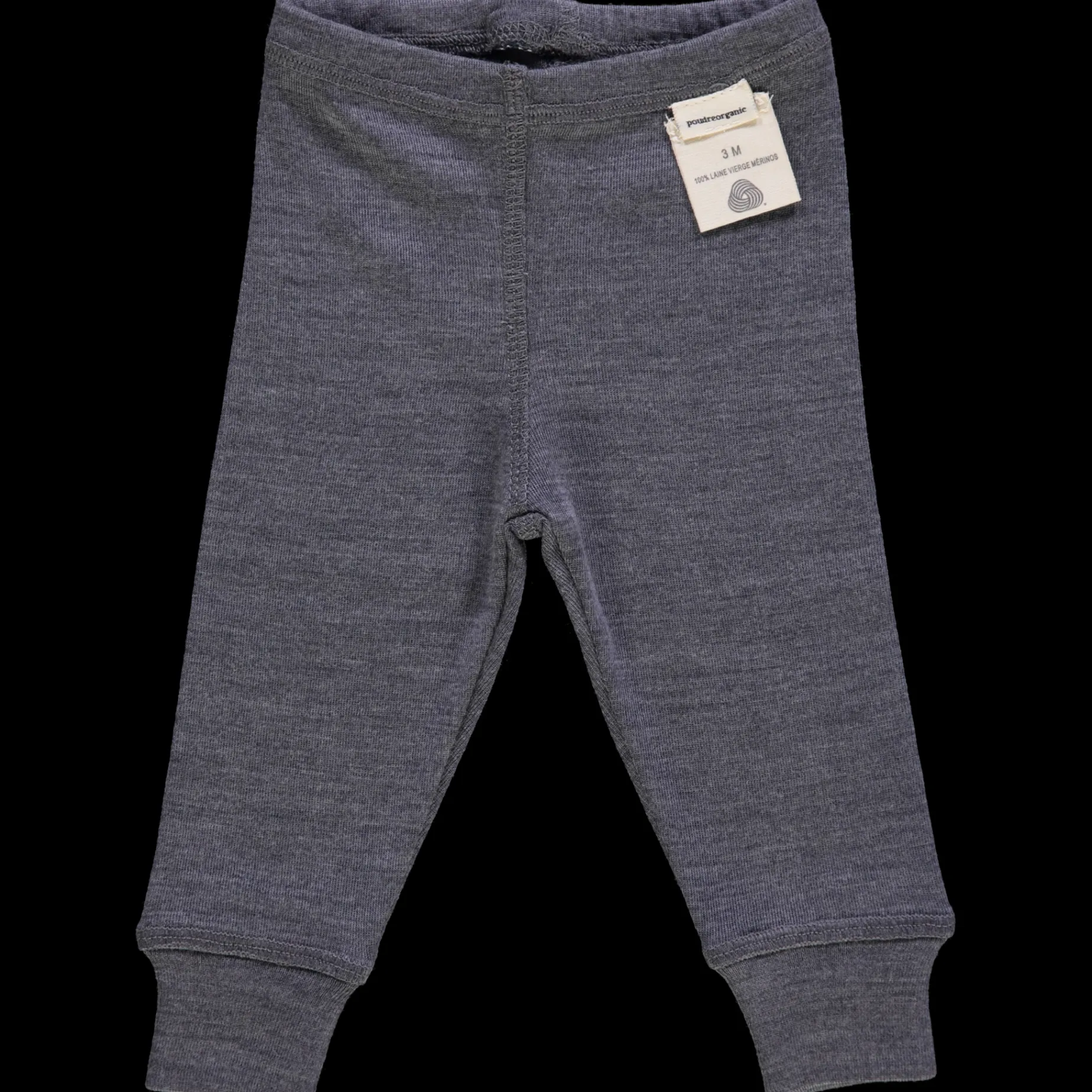 Poudre Organic Leggings & Pantalons | Leggings & Pantalons | LEGGING BASILIC MÉRINOS Gris Chiné Clair GrisChinéClair