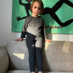 Poudre Organic Leggings & Pantalons | Leggings & Pantalons | LEGGING BASILIC MÉRINOS Gris Chiné GrisChiné