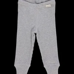 Poudre Organic Leggings & Pantalons | Leggings & Pantalons | LEGGINGS BASILIC CÔTELÉ Gris Clair Chiné GrisClairChiné