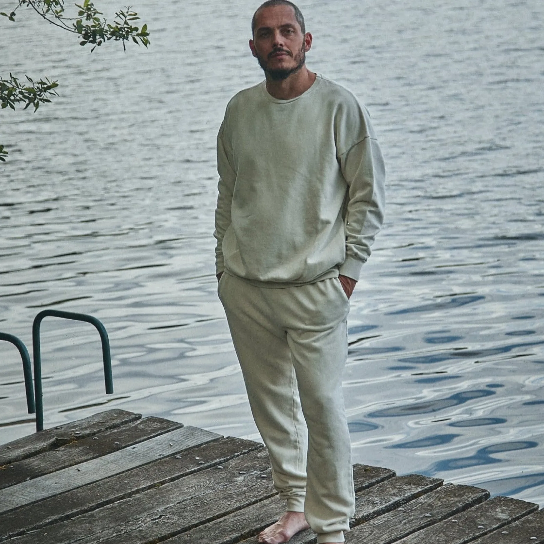 Poudre Organic Homewear | Pantalons | PANTALON ANICET Almond Milk AlmondMilk
