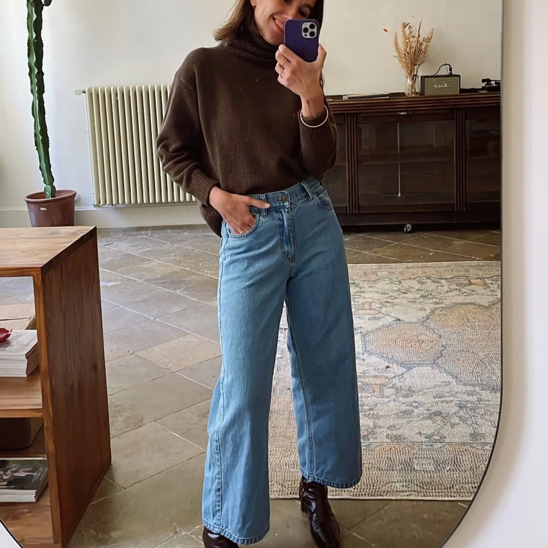 Poudre Organic Pantalons & Leggings | PANTALON BERGENIE Denim Blue Denim-Blue