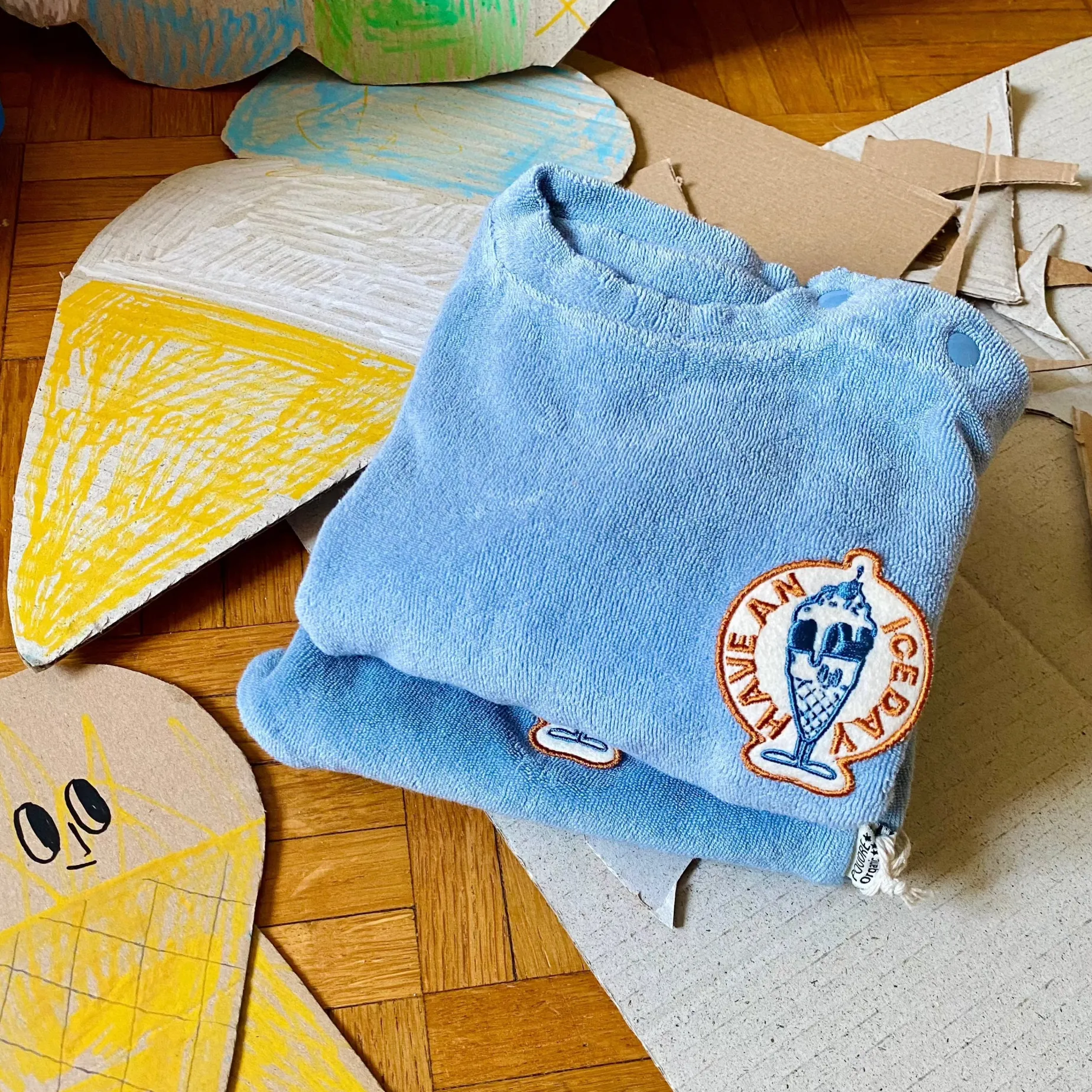 Poudre Organic Leggings & Pantalons | PANTALON CANNELLE ICE-CREAM Blue Fog Ice-creamBlueFog