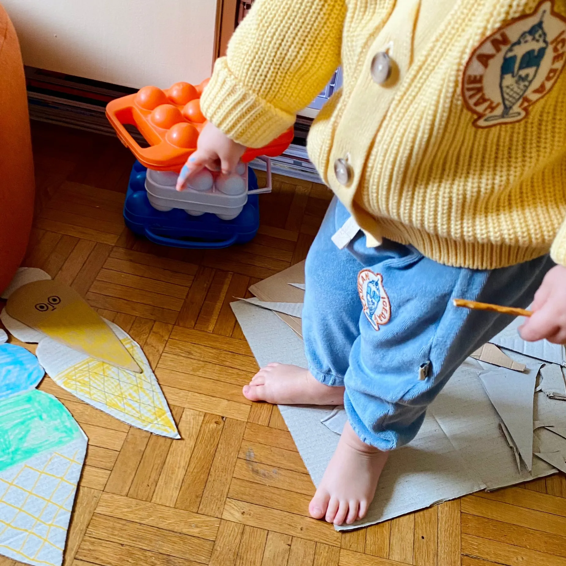 Poudre Organic Leggings & Pantalons | PANTALON CANNELLE ICE-CREAM Blue Fog Ice-creamBlueFog