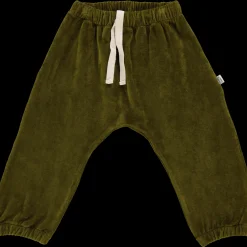 Poudre Organic Leggings & Pantalons | PANTALON CANNELLE VELOURS Fir Green FirGreen