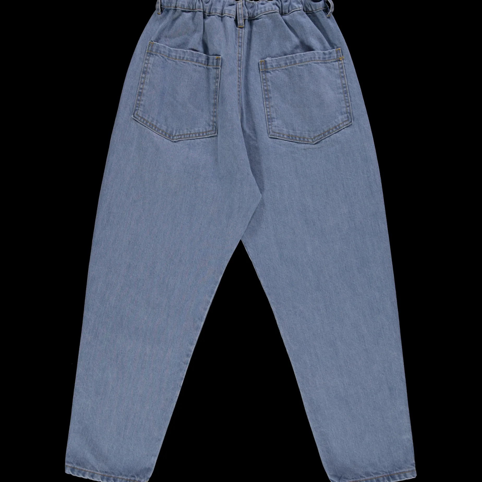Poudre Organic Pantalons | Pantalons & Leggings | PANTALON CAROTTE Denim Blue Denim-Blue