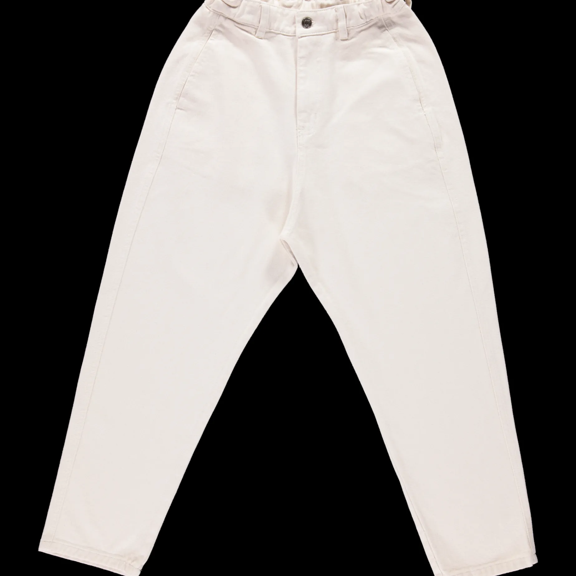 Poudre Organic Pantalons | Pantalons & Leggings | PANTALON CAROTTE Denim Écru Denim-Écru