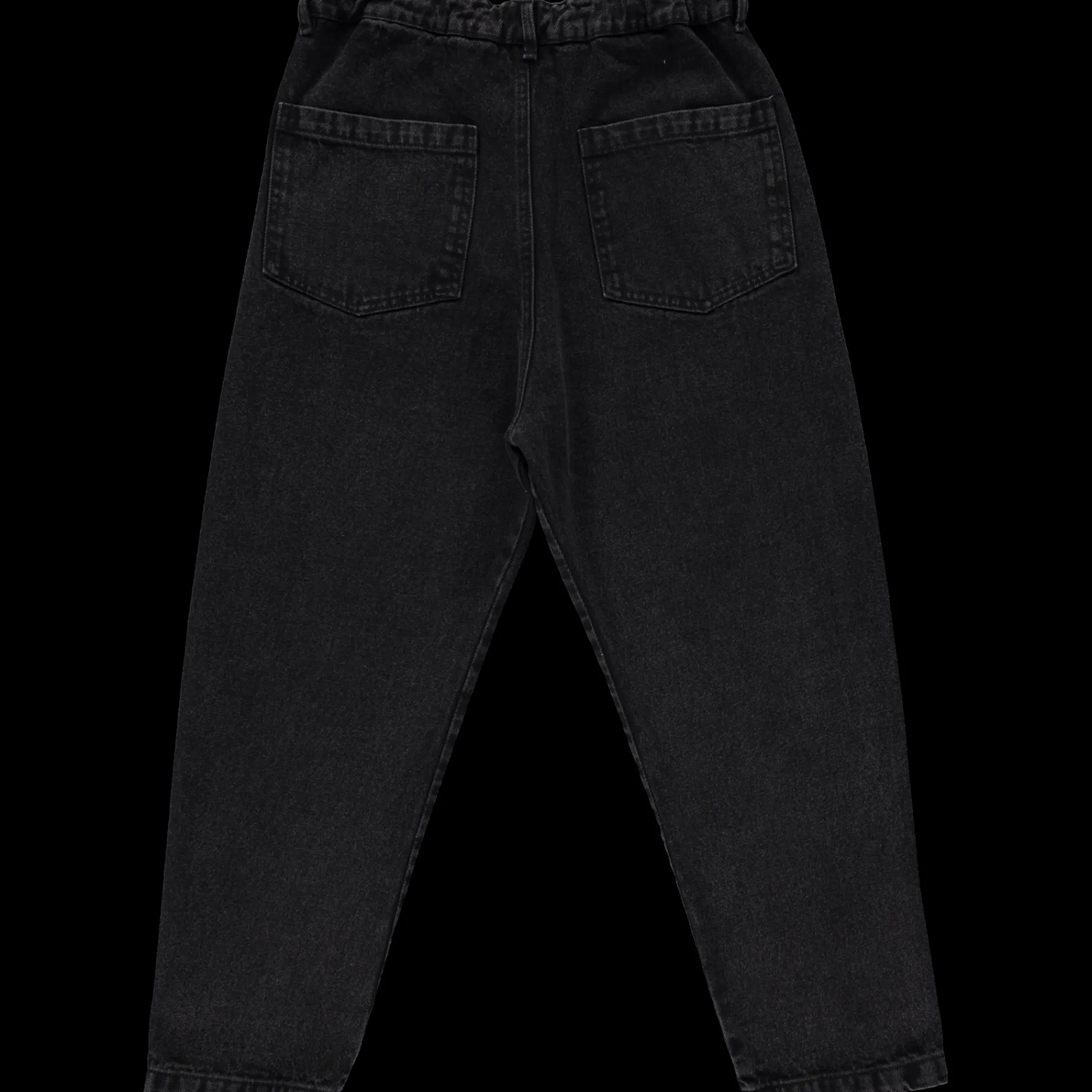 Poudre Organic Pantalons | Pantalons & Leggings | PANTALON CAROTTE LONG Denim Noir Denim-Noir