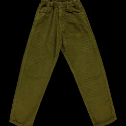 Poudre Organic Leggings & Pantalons | PANTALON CAROTTE VELOURS CÔTELÉ Fir Green FirGreen