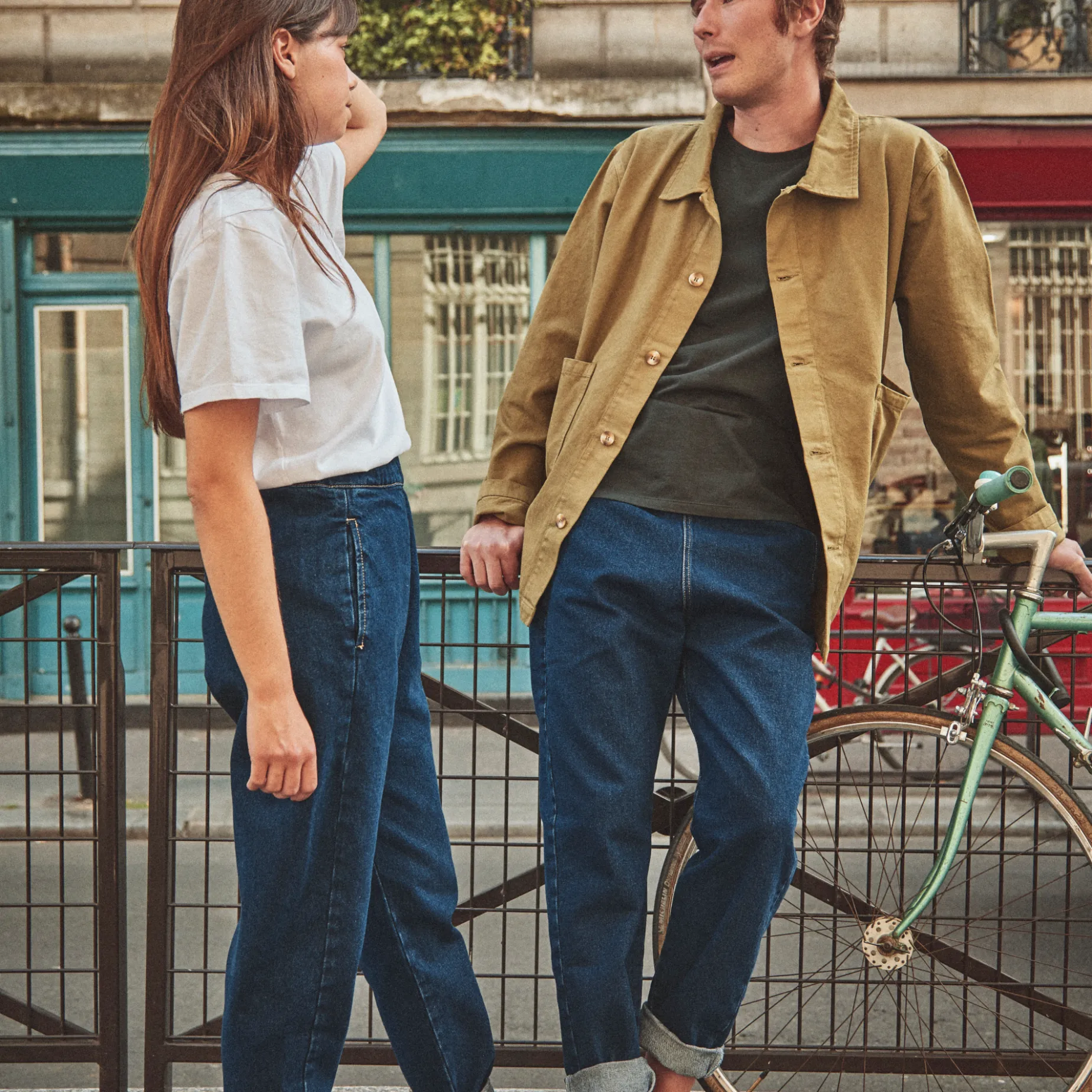 Poudre Organic Pantalons | Pantalons & Leggings | PANTALON COQUELICOT Denim Dark Blue Denim-Dark-Blue