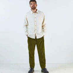 Poudre Organic Pantalons | Pantalons & Leggings | PANTALON COQUELICOT VELOURS CÔTELÉ Fir Green FirGreen