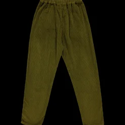 Poudre Organic Pantalons | Pantalons & Leggings | PANTALON COQUELICOT VELOURS CÔTELÉ Fir Green FirGreen
