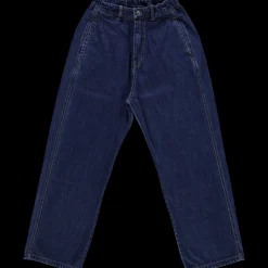 Poudre Organic Pantalons & Leggings | PANTALON GENTIANE Denim Dark Blue Denim-Dark-Blue