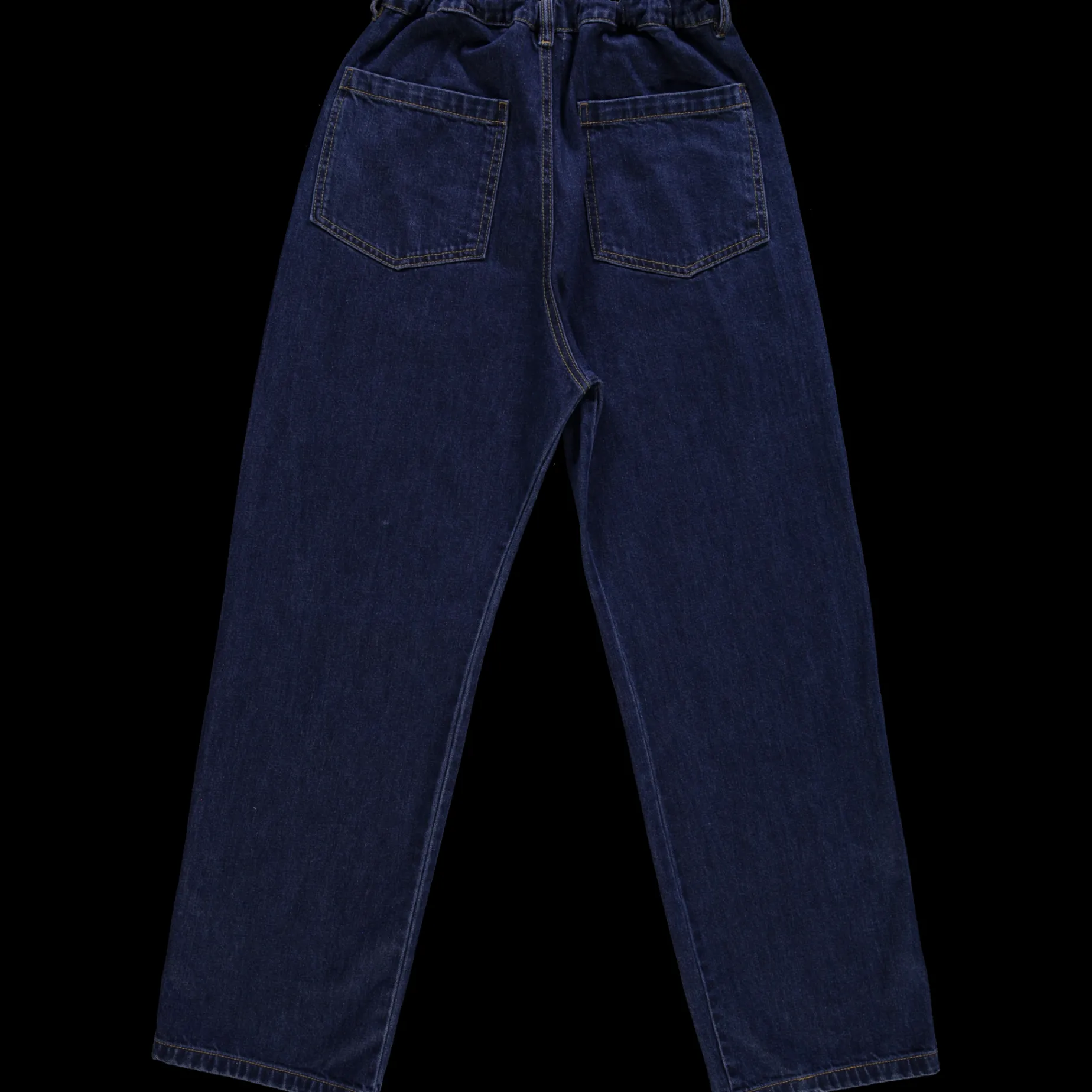 Poudre Organic Pantalons & Leggings | PANTALON GENTIANE LONG Denim Dark Blue Denim-Dark-Blue