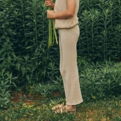 Poudre Organic Leggings & Pantalons | PANTALON GESSE MAILLE Almond Milk AlmondMilk