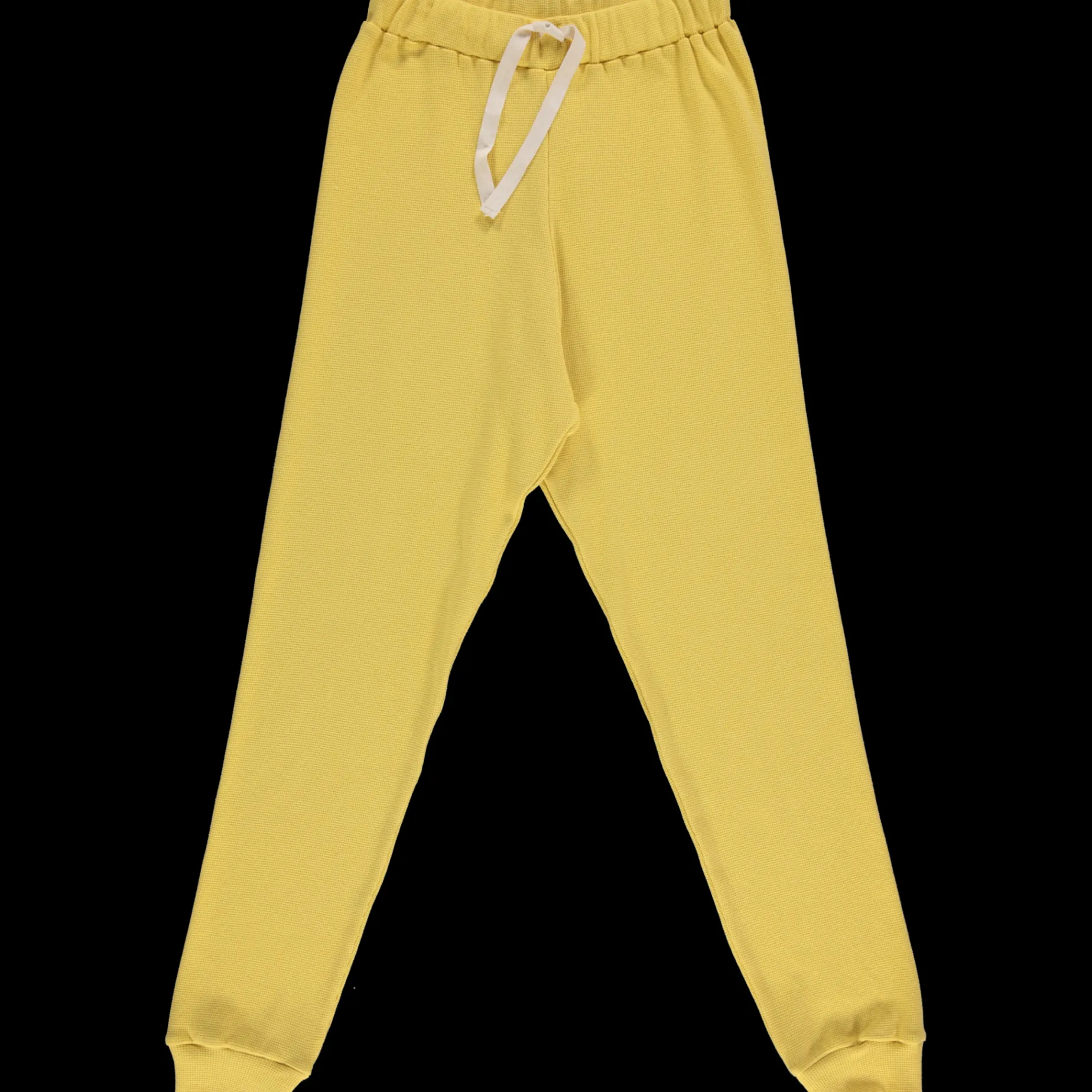 Poudre Organic Homewear | Pantalons & Leggings | PANTALON GLAïEUL NID D'ABEILLE Mimosa