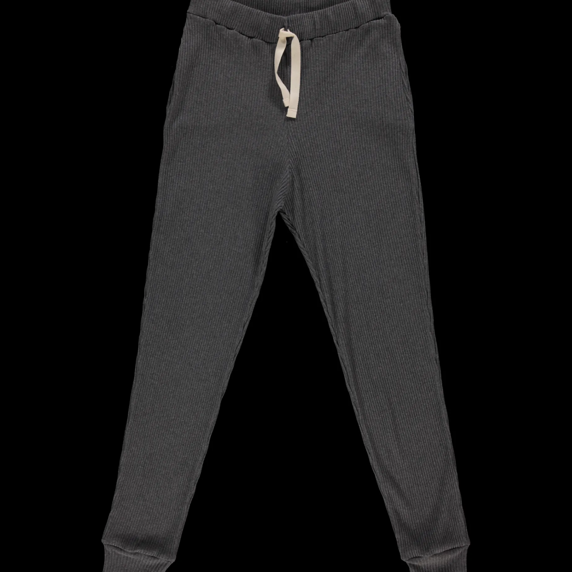Poudre Organic Homewear | Pantalons & Leggings | PANTALON ONONIS CÔTELÉ Anthracite