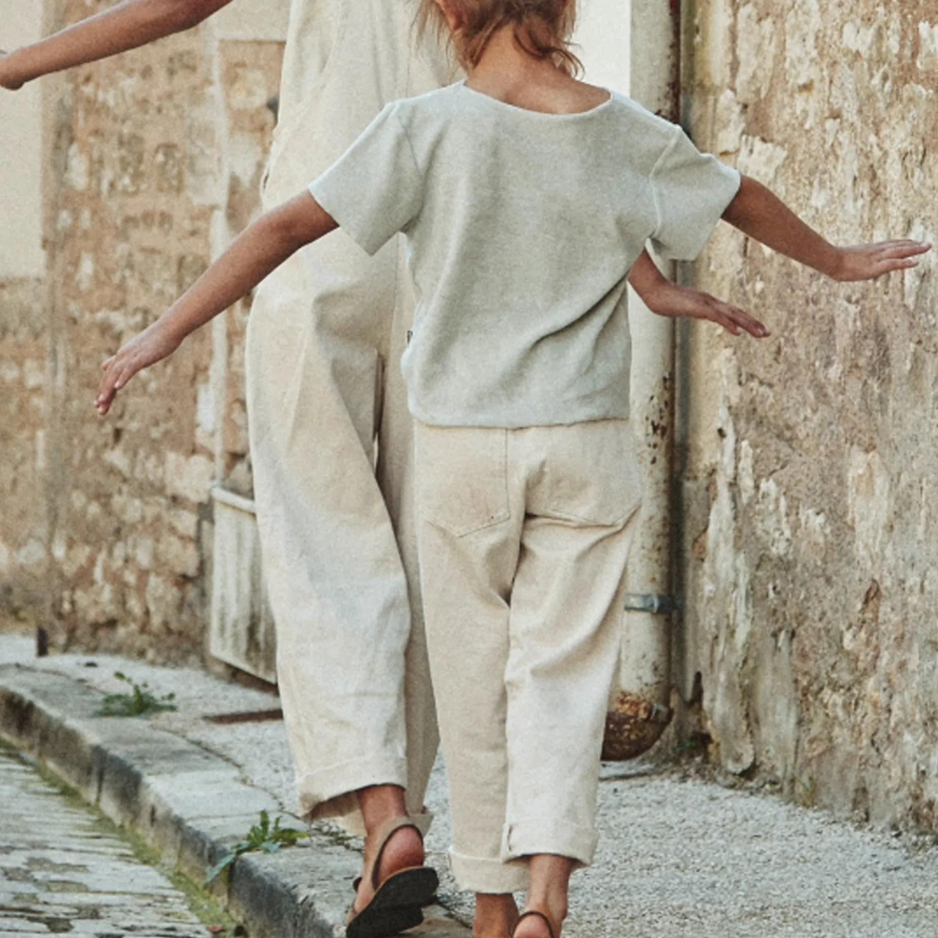 Poudre Organic Leggings & Pantalons | Leggings & Pantalons | PANTALON POMELOS Denim Écru Denim-Ecru