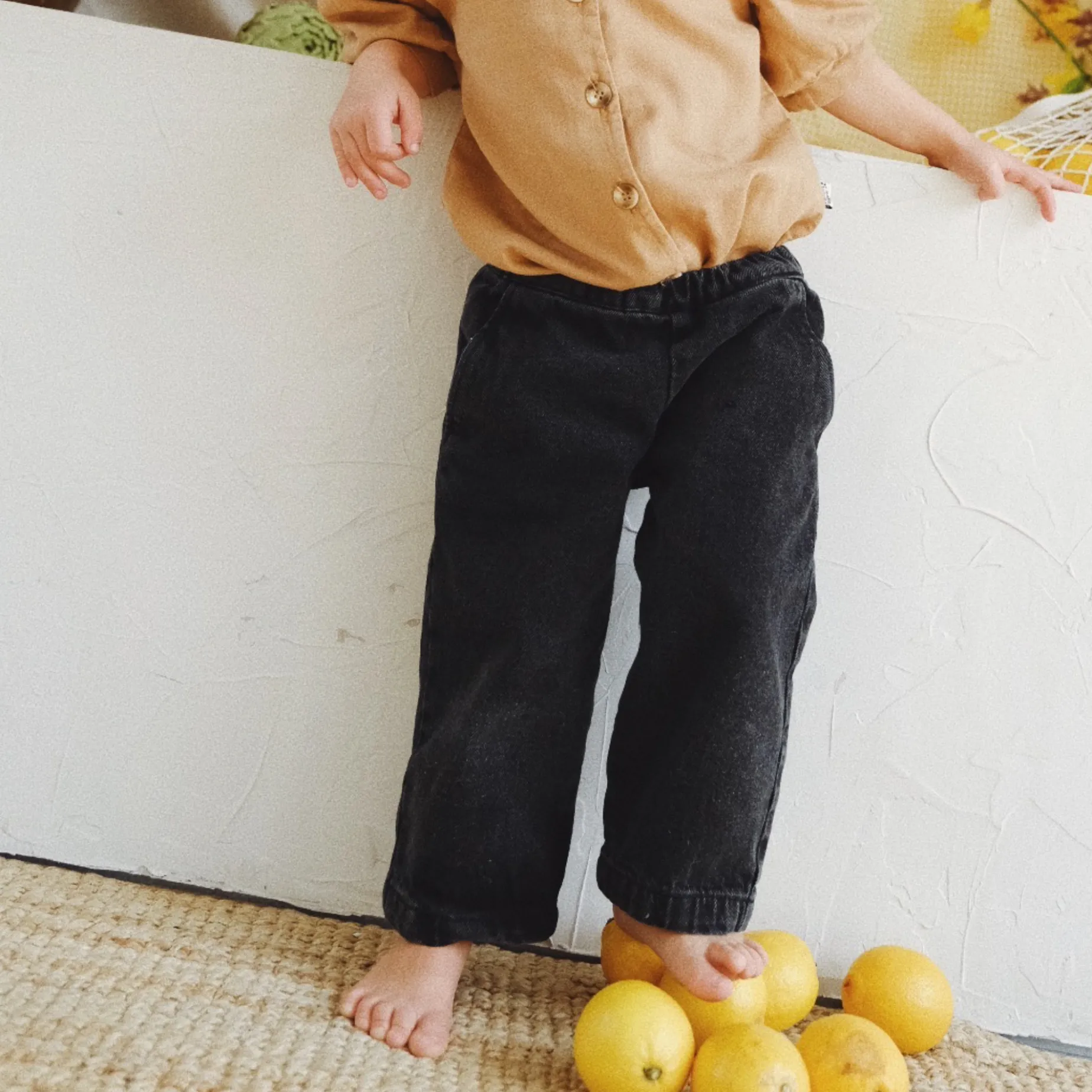 Poudre Organic Leggings & Pantalons | Leggings & Pantalons | PANTALON POMELOS Denim Noir Denim-Noir