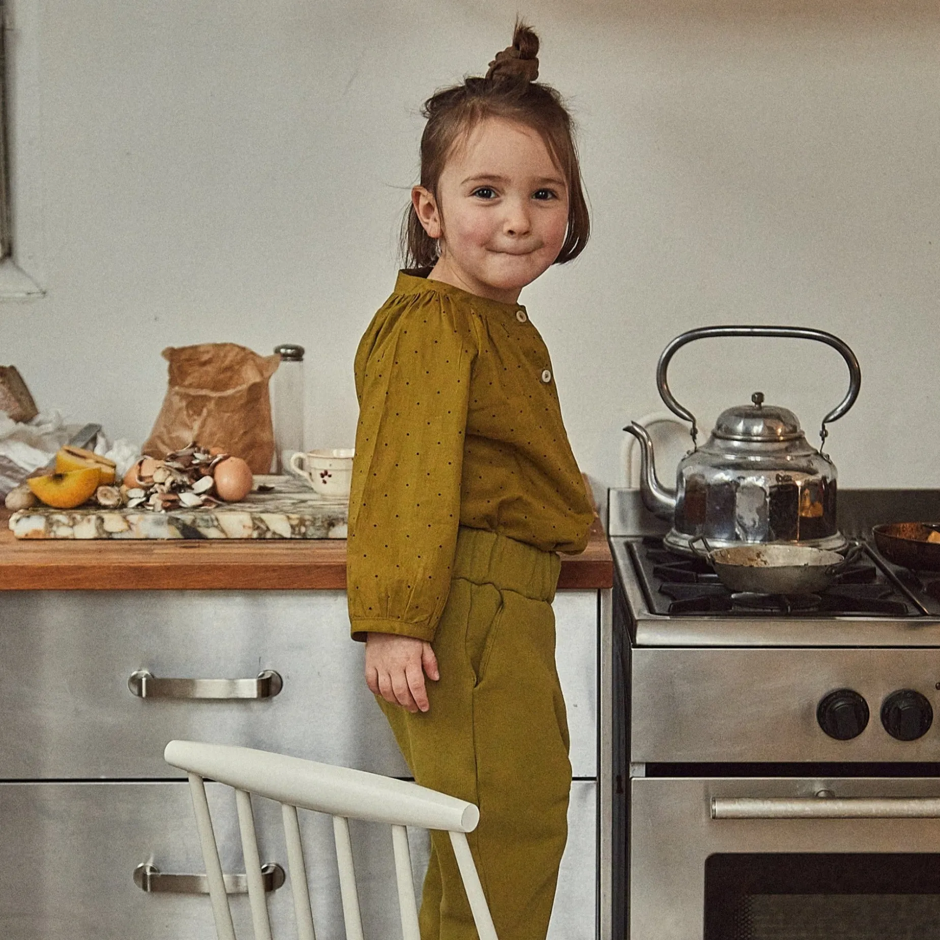 Poudre Organic Leggings & Pantalons | PANTALON SCILLE MOLLETON Green Moss GreenMoss