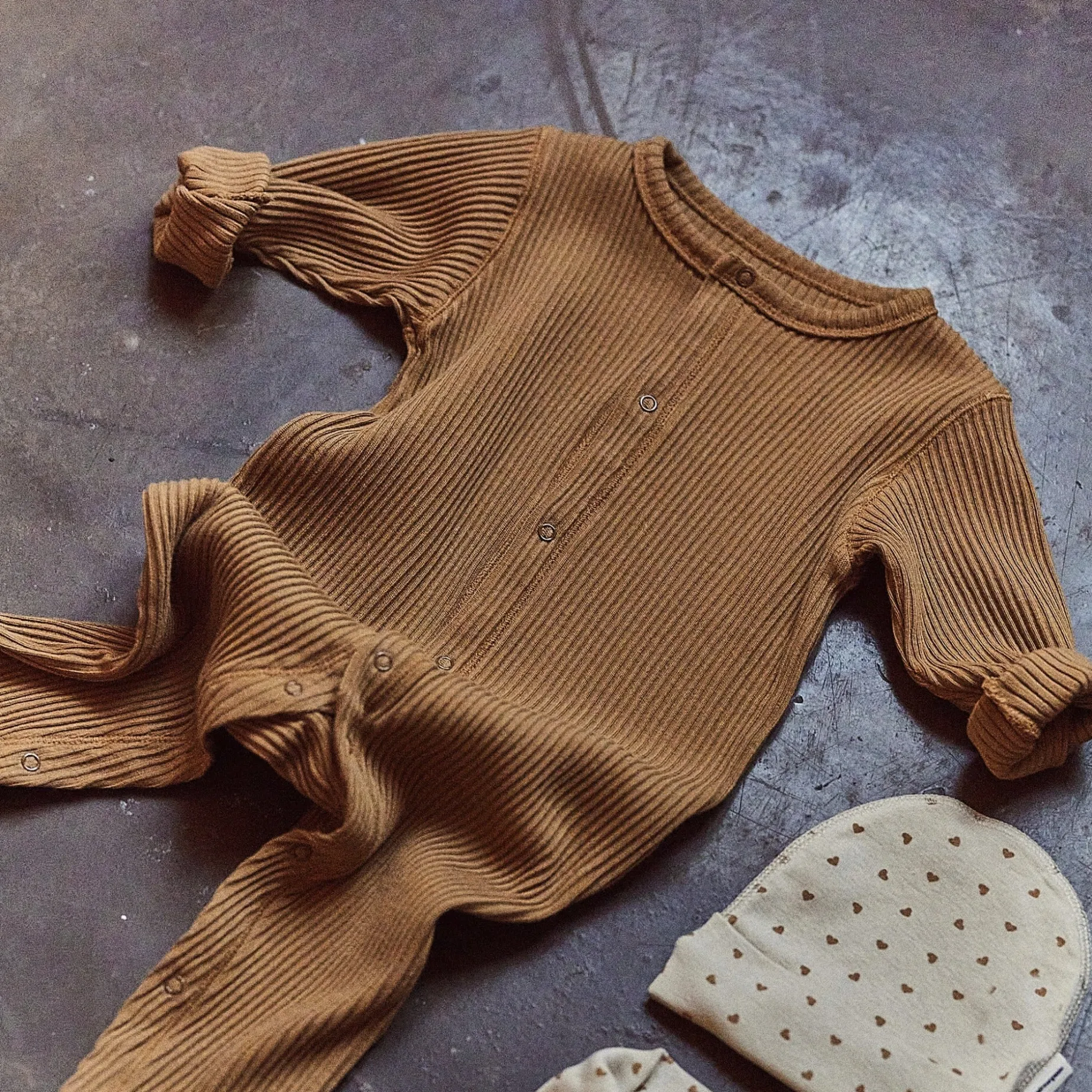 Poudre Organic Pyjamas | Trousseaux De Naissance & Packs | PYJAMA AIRELLE CÔTELÉ Dijon