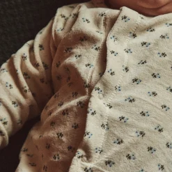 Poudre Organic Pyjamas | Trousseaux De Naissance & Packs | PYJAMA AIRELLE VELOURS Hors Saison Blue Surf Hors-Saison-Blue-Surf