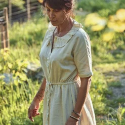 Poudre Organic Jupes & Robes | ROBE CAMARINE Almond Milk AlmondMilk