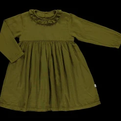 Poudre Organic Jupes & Robes | ROBE CAMPANULE Fir Green FirGreen